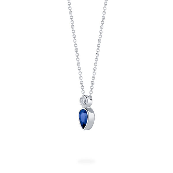 Pendentif en saphir et diamants