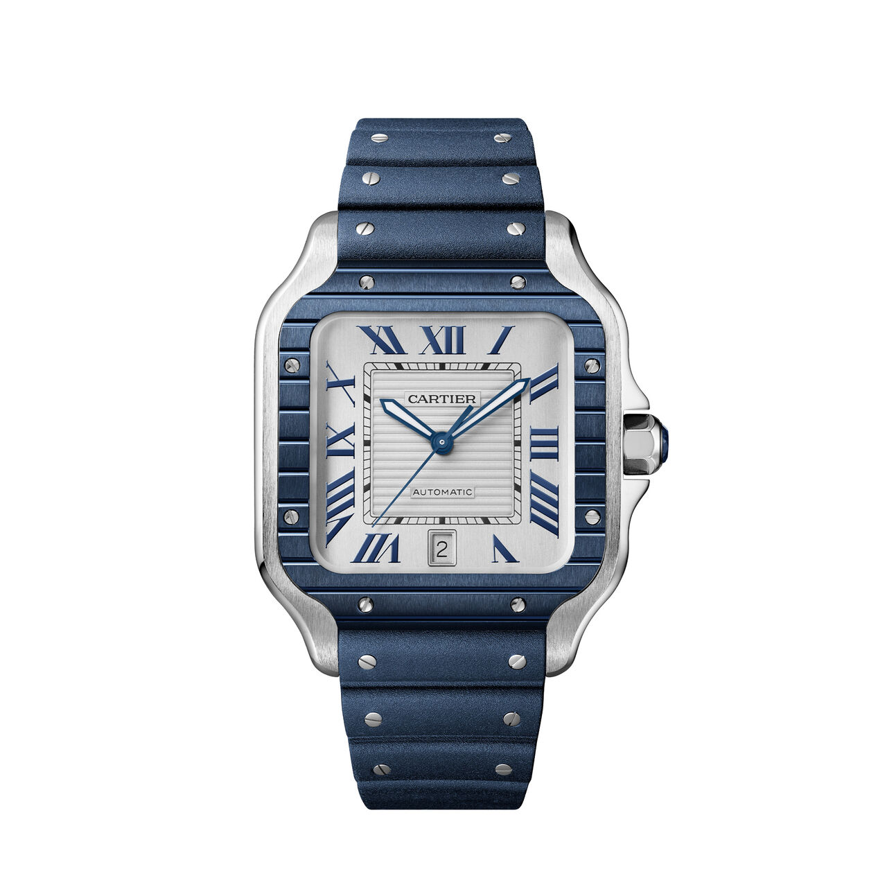 Santos de Cartier Large Model Automatic 39 mm Stainless Steel image number 1