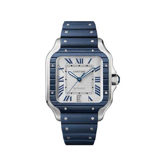 Santos de Cartier Large Model Automatic 39 mm Stainless Steel image number 1
