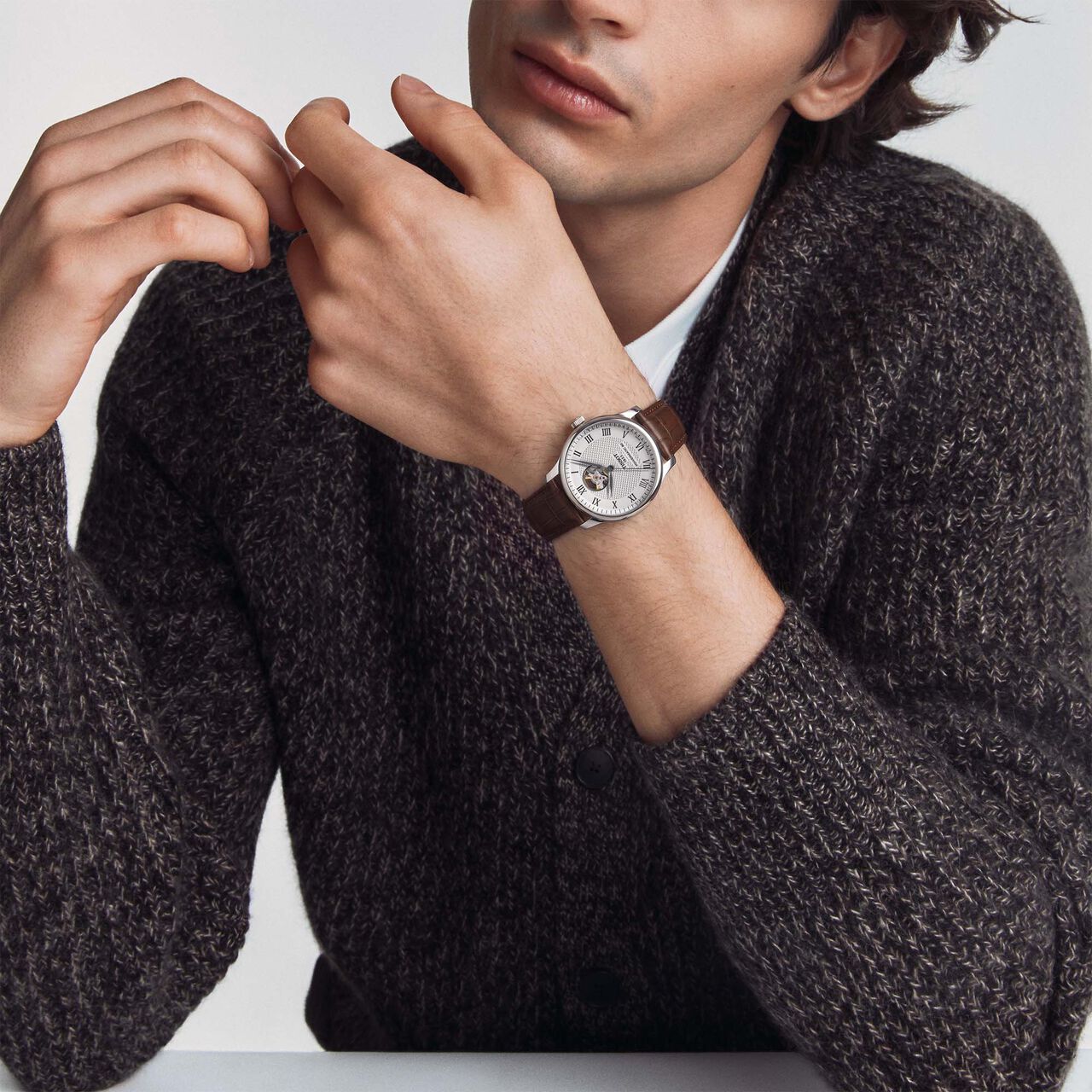 Tissot Le Locle 39 mm automatique Open Heart en acier inoxydable image number 1