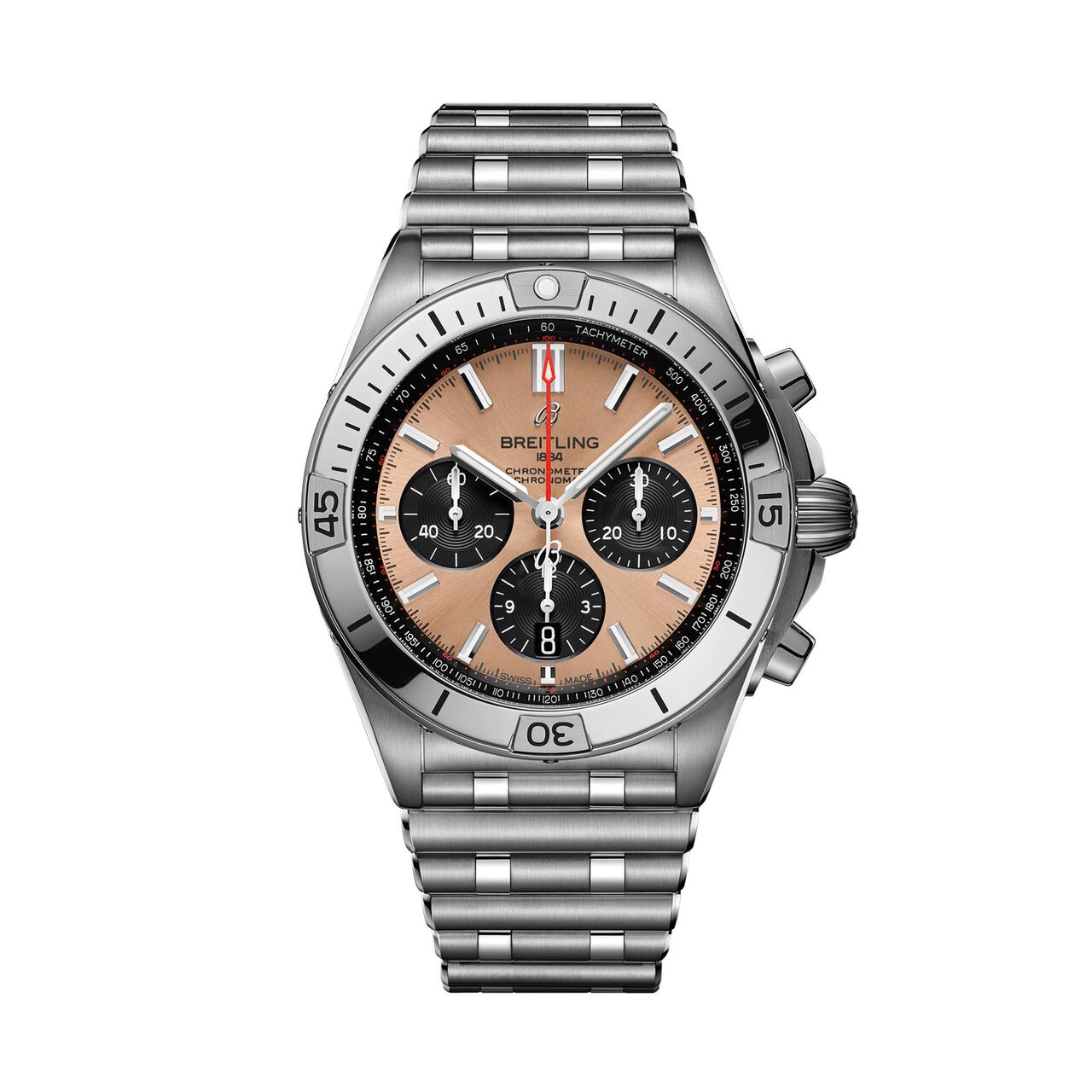 maison birks breitling chronomat b01 42steel copper ab0134101k1a1 image number 0