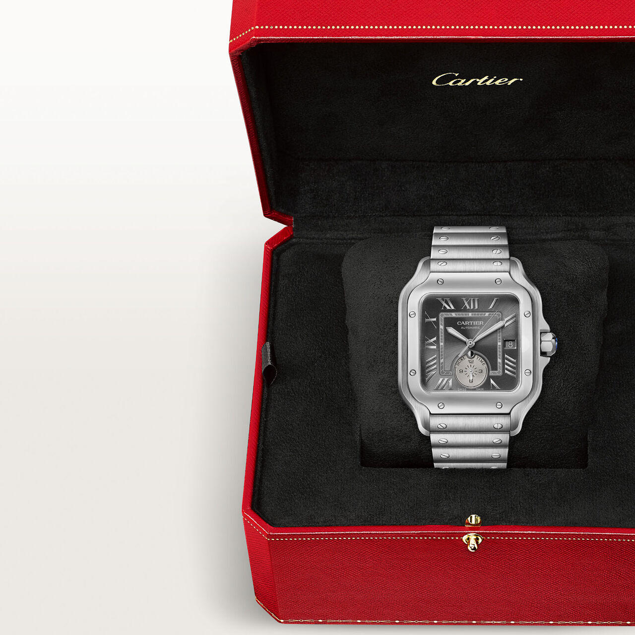 Cartier Santos de Cartier Extra Large Automatic Dual Time 48 mm Stainless Steel WSSA0076 image number 4