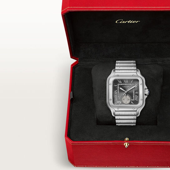 Cartier Santos de Cartier Extra Large Automatic Dual Time 48 mm Stainless Steel WSSA0076 image number 4