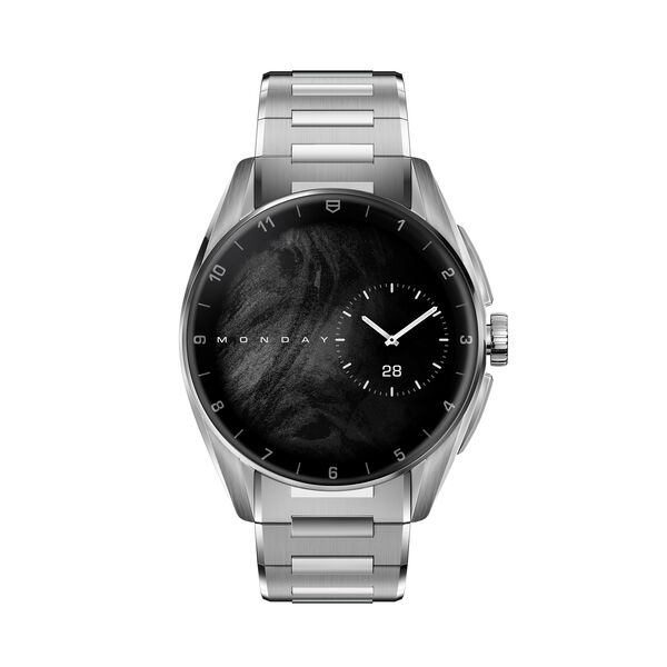 Connected Calibre E4 42 mm en acier inoxydable