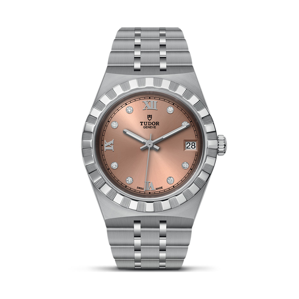 TUDOR Royal Automatic 34 mm Stainless Steel and Diamond