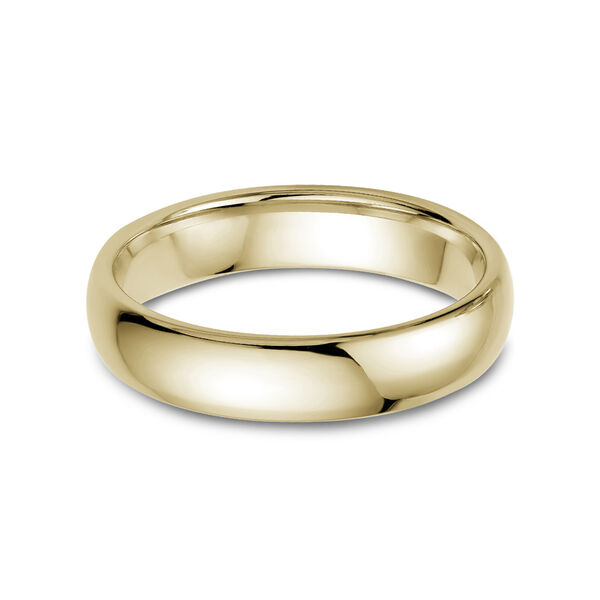5 MM Yellow Gold Wedding Band