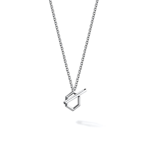 Silver Toggle Necklace