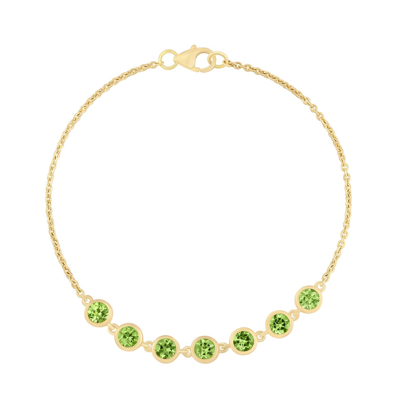 Peridot Chain Bracelet-Sale image number 0