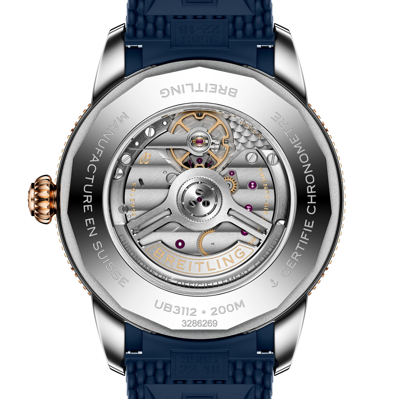 Breitling UB3112161C1S1 SuperOcean Herritage B31 Automatic 44 mm Stainless Steel and Red Gold image number 1