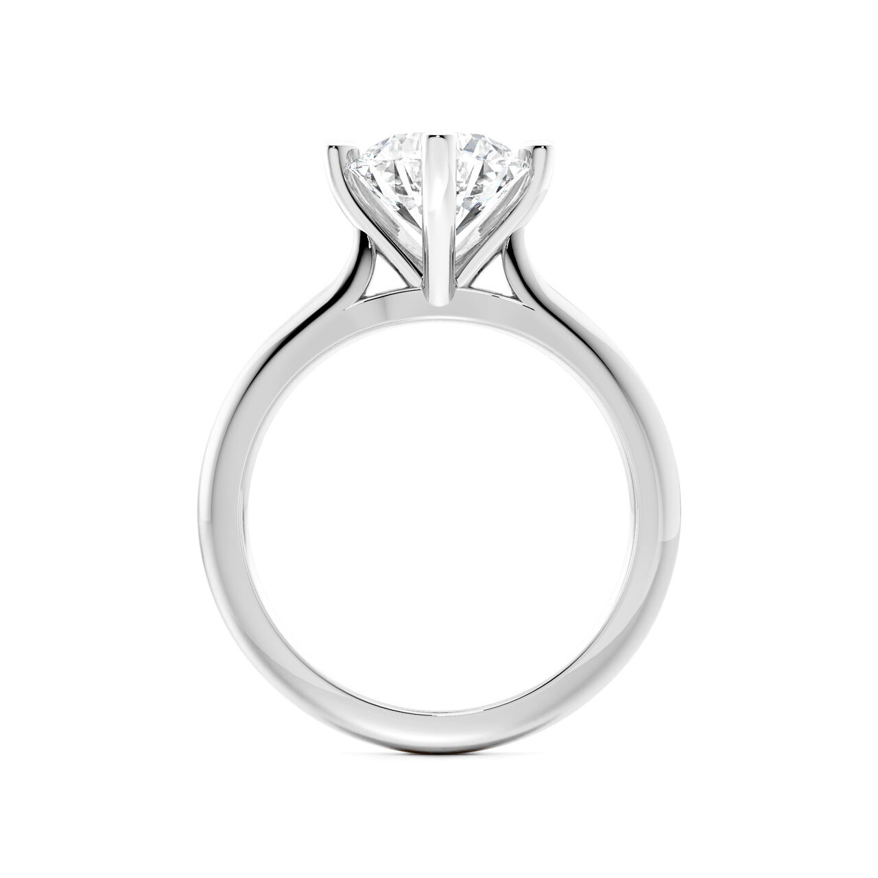 Birks Nordic Light Round Solitaire Diamond Engagement Ring image number 3