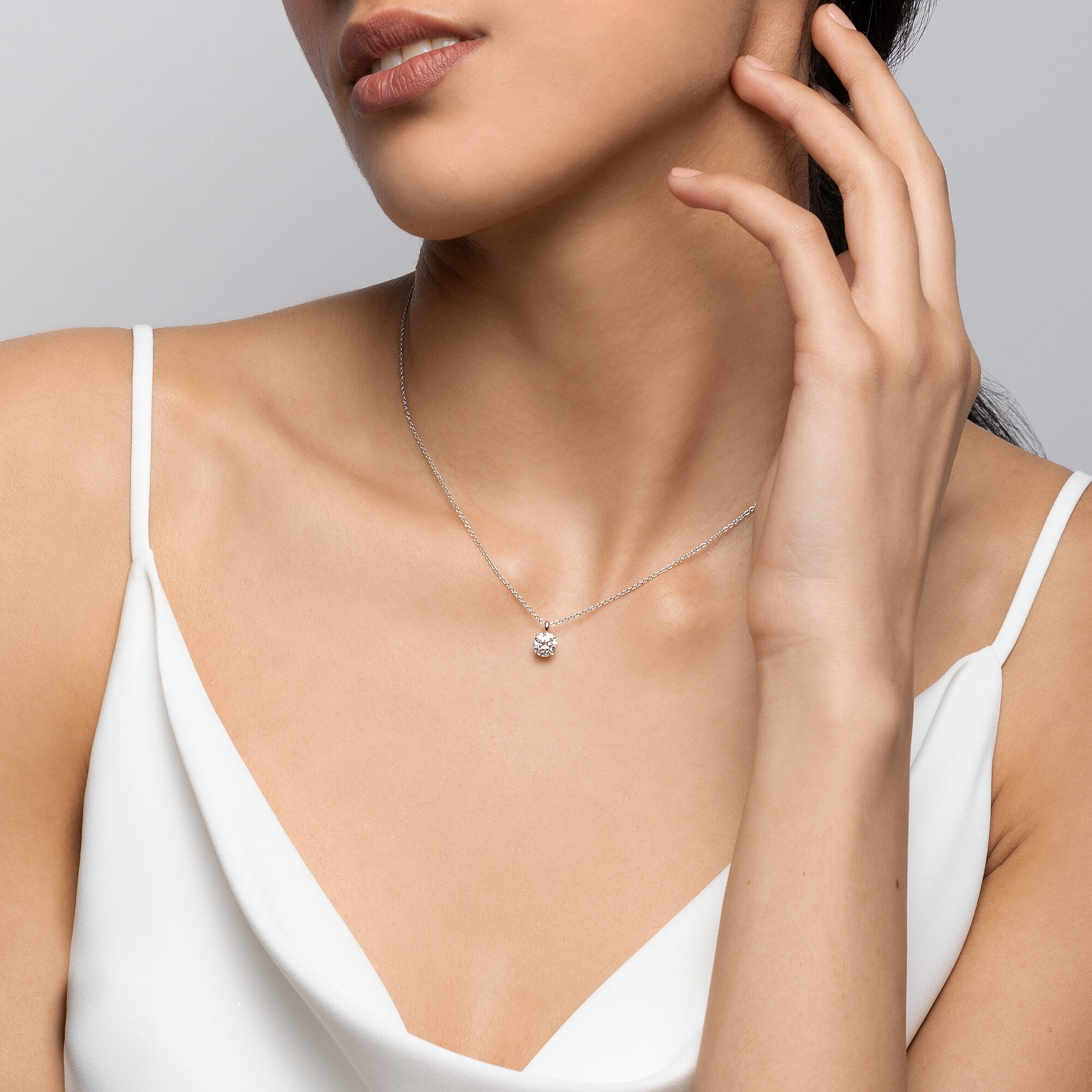 Women's real diamond necklace online