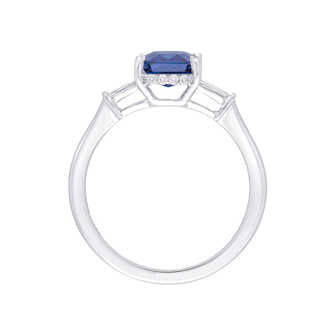 maison birks salon blue sapphire emerald cut baguette 4 prongs sg20992r 8s standing image number 2