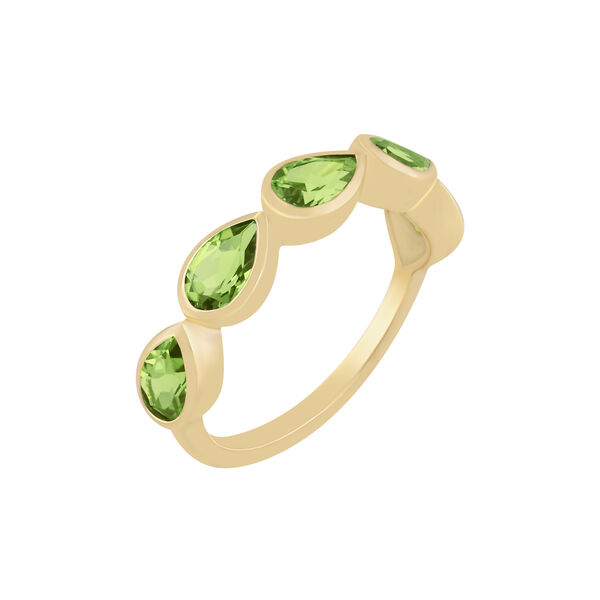 Pear Shape Perdiot Ring