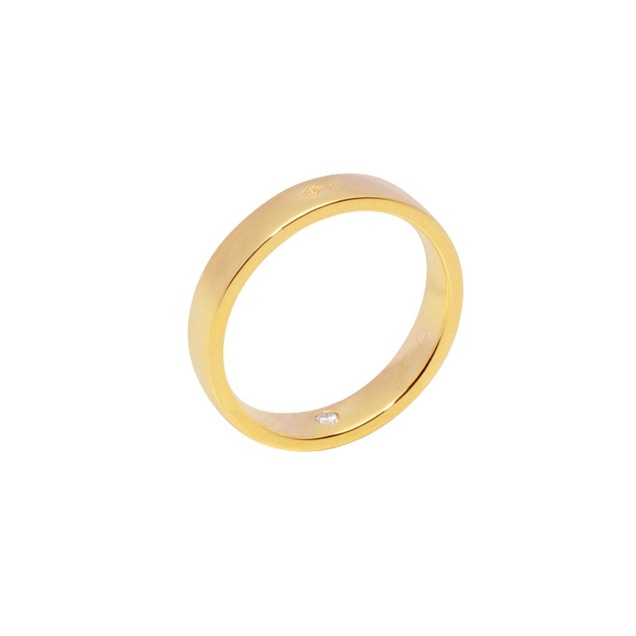 maison birks chaumet les eternelles rubans yellow gold wedding band 080301 image number 0