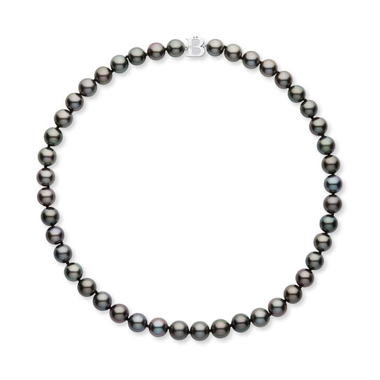 Birks Pearls 9-10mm White Gold Tahitian Necklace image number 0