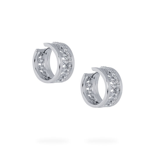 Boucles d'oreilles en diamants, or blanc image number 3