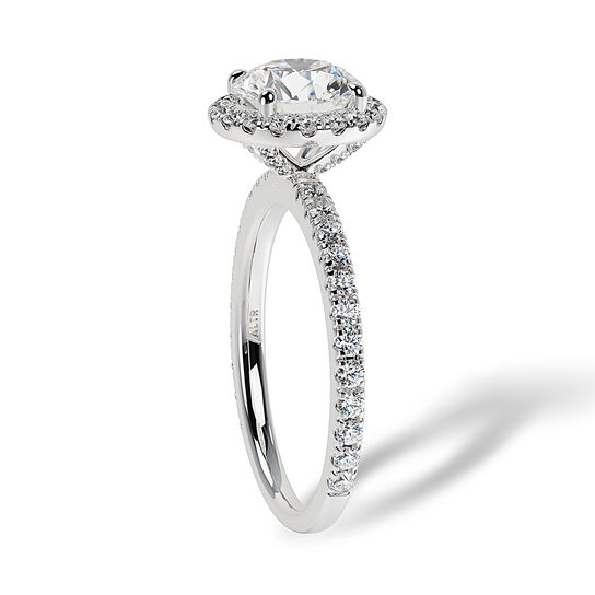 altr-lab-grown-diamond-round-solitaire-diamond-engagement-ring-with-halo-zr1028e-260id-k-side-profile image number 3