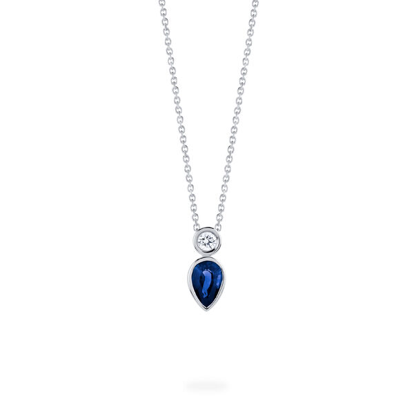 Pendentif en saphir et diamants