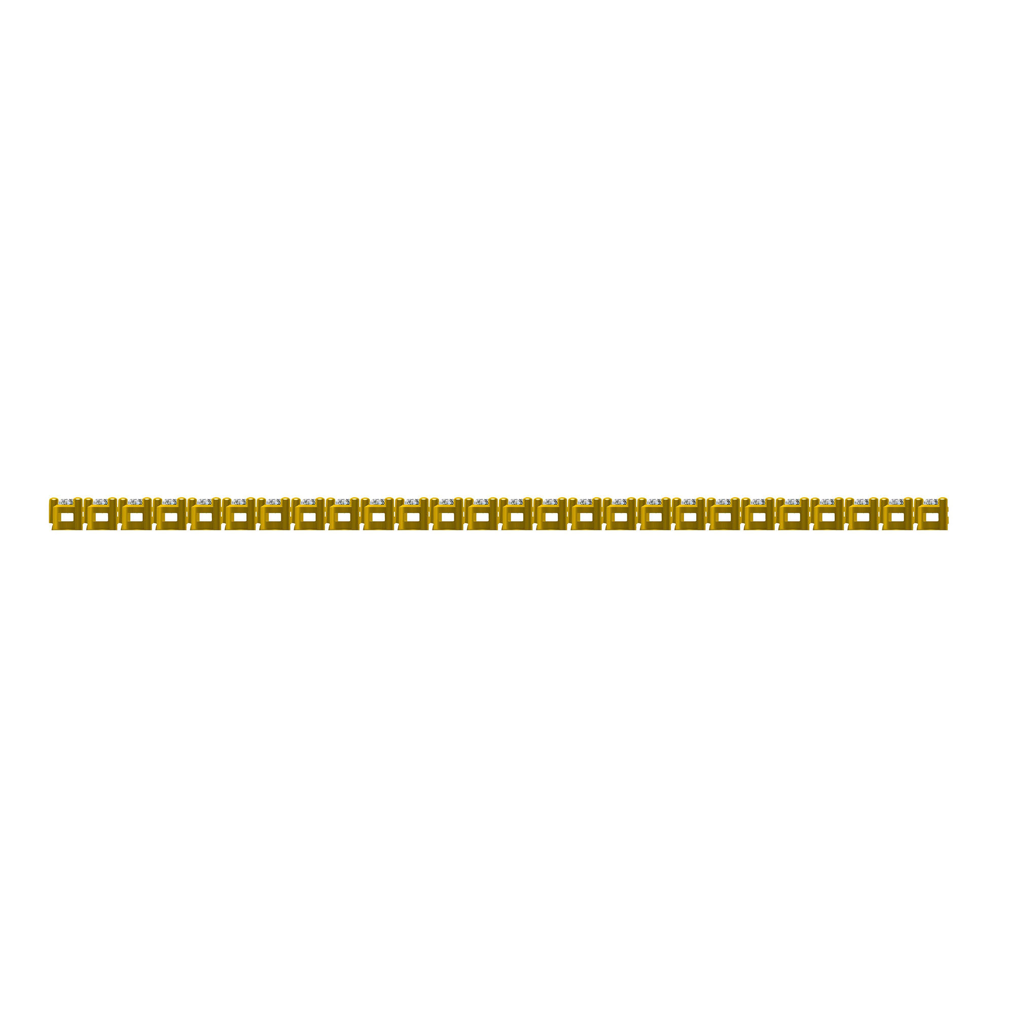 Yellow Gold and Diamond Tennis Bracelet Sale