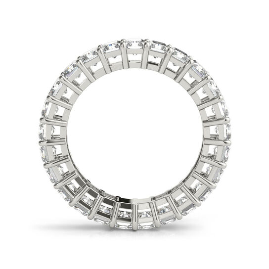 1.95 ct Radiant Cut Diamond Platinum Eternity Wedding Band-6.5 image number 2