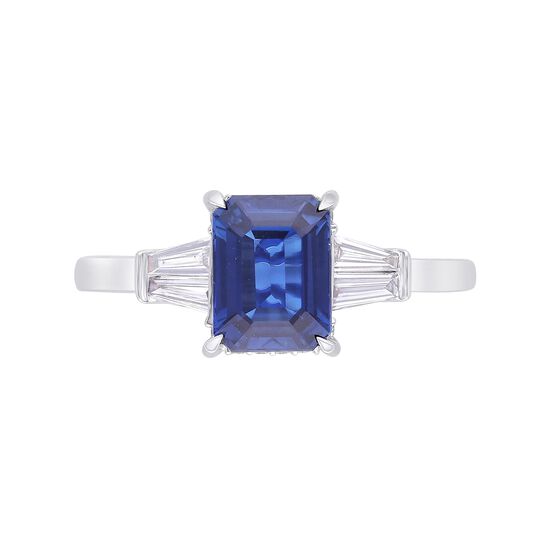 maison birks salon blue sapphire emerald cut baguette 4 prongs sg20992r 8s front image number 0