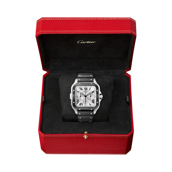 Santos de Cartier Extra Large Model Automatic Chronograph 43 mm Stainless Steel