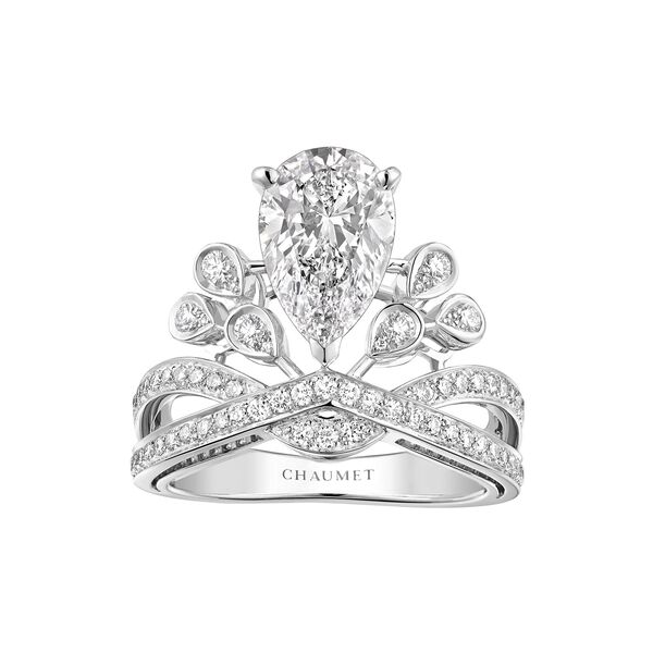 Joséphine Aigrette Impériale Platinum Diamond Ring From 2 Carats