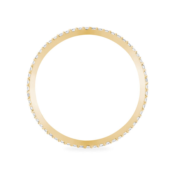 Stackable Diamond Rosée du Matin Ring, Yellow Gold