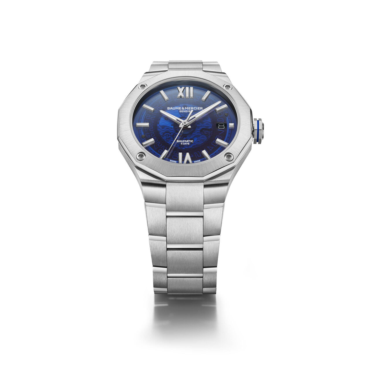 Riviera 42 mm Baumatic automatique en acier inoxydable image number 3