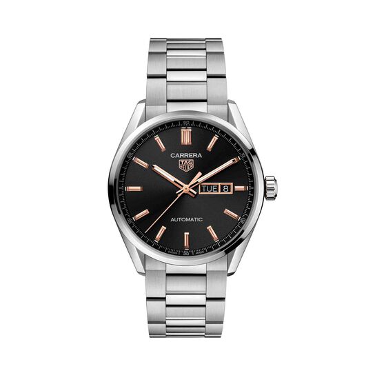 tag heuer carrera automatic day date steel 41 mm wbn2013.ba0640 front image number 0