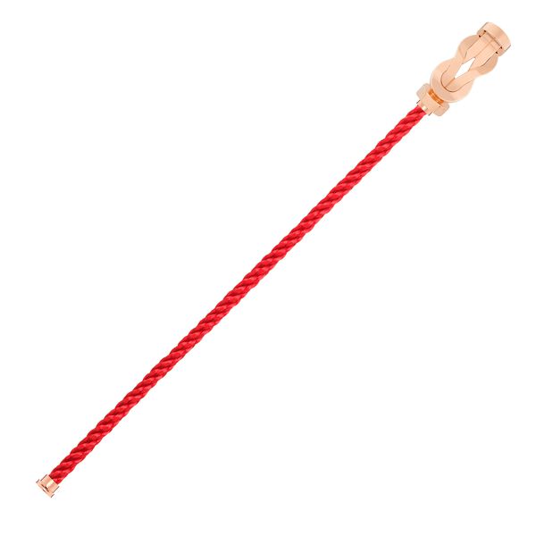 Bracelet cable Chance Infinie en or rose, grand modèle