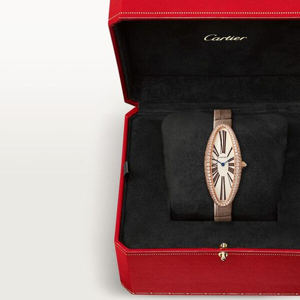 Baignoire Allongée Manual 47 x 21 mm Rose Gold and Diamond