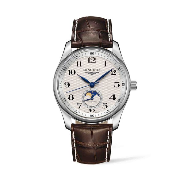 Master Collection 40 mm automatique phase de lune en acier inoxydable