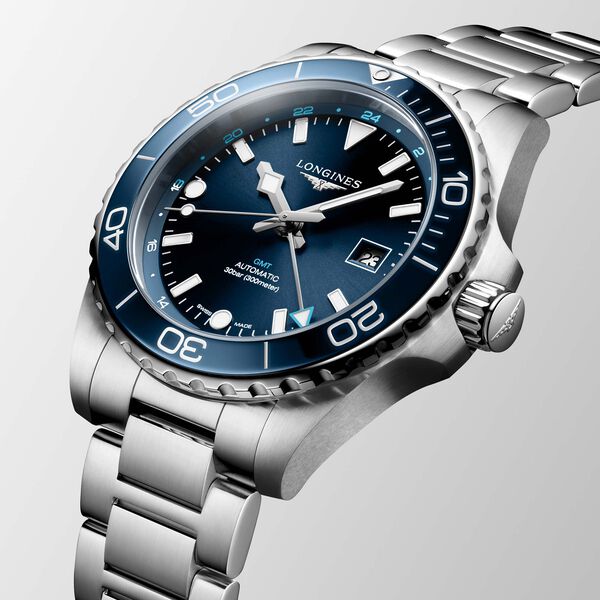HydroConquest GMT 43 mm Stainless Steel