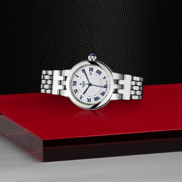 Clair de Rose 30 mm automatique en acier inoxydable