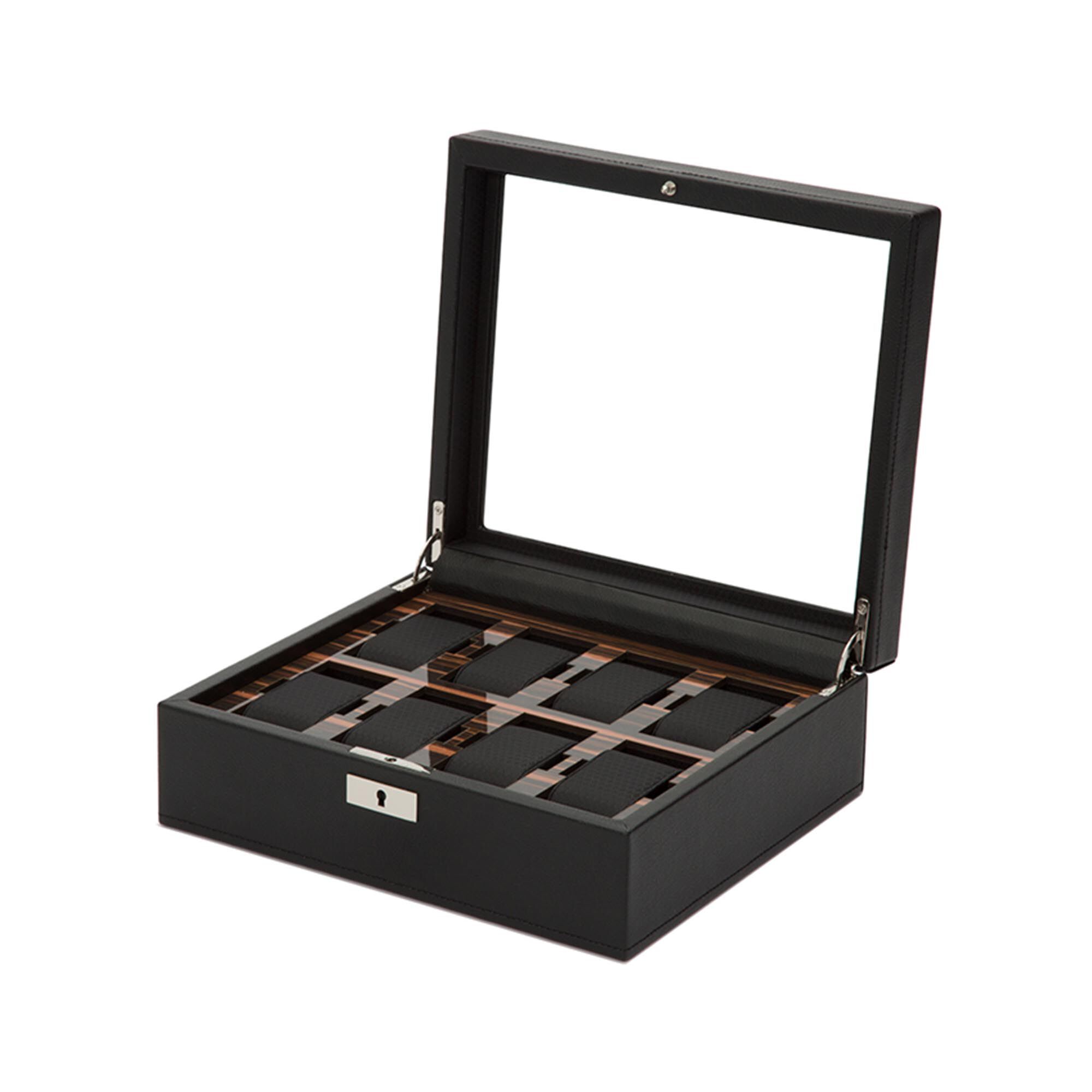 Roadster Black 8 Piece Watch Case | WOLF | 477456