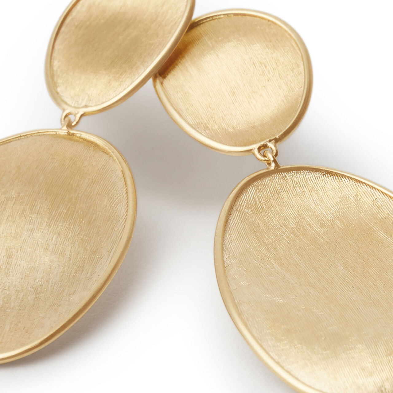 Marco Bicego Lunaria Small Yellow Gold Drop Earrings OB1345 Y  image number 2