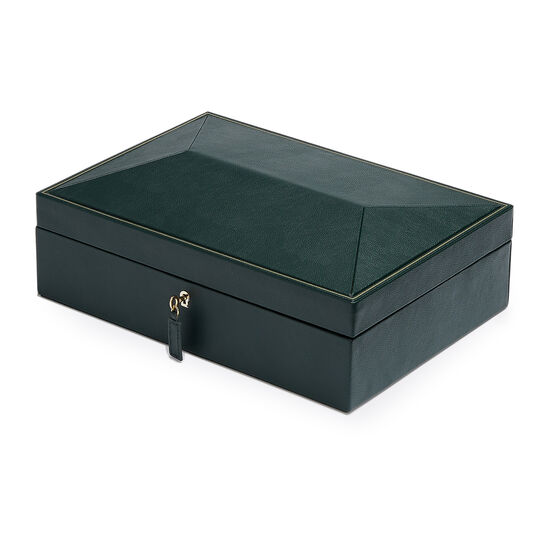 WOLF British Racing Green 8 Piece Watch Case Closed image number 2