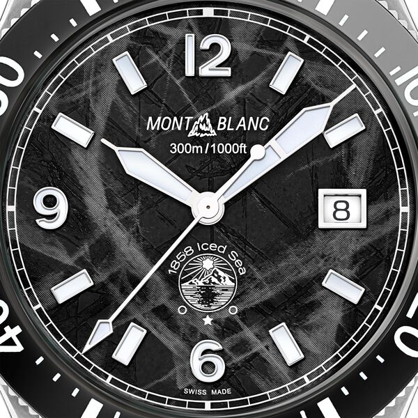 Montblanc 1858 Iced Sea Automatic 41 mm in Stainless Steel