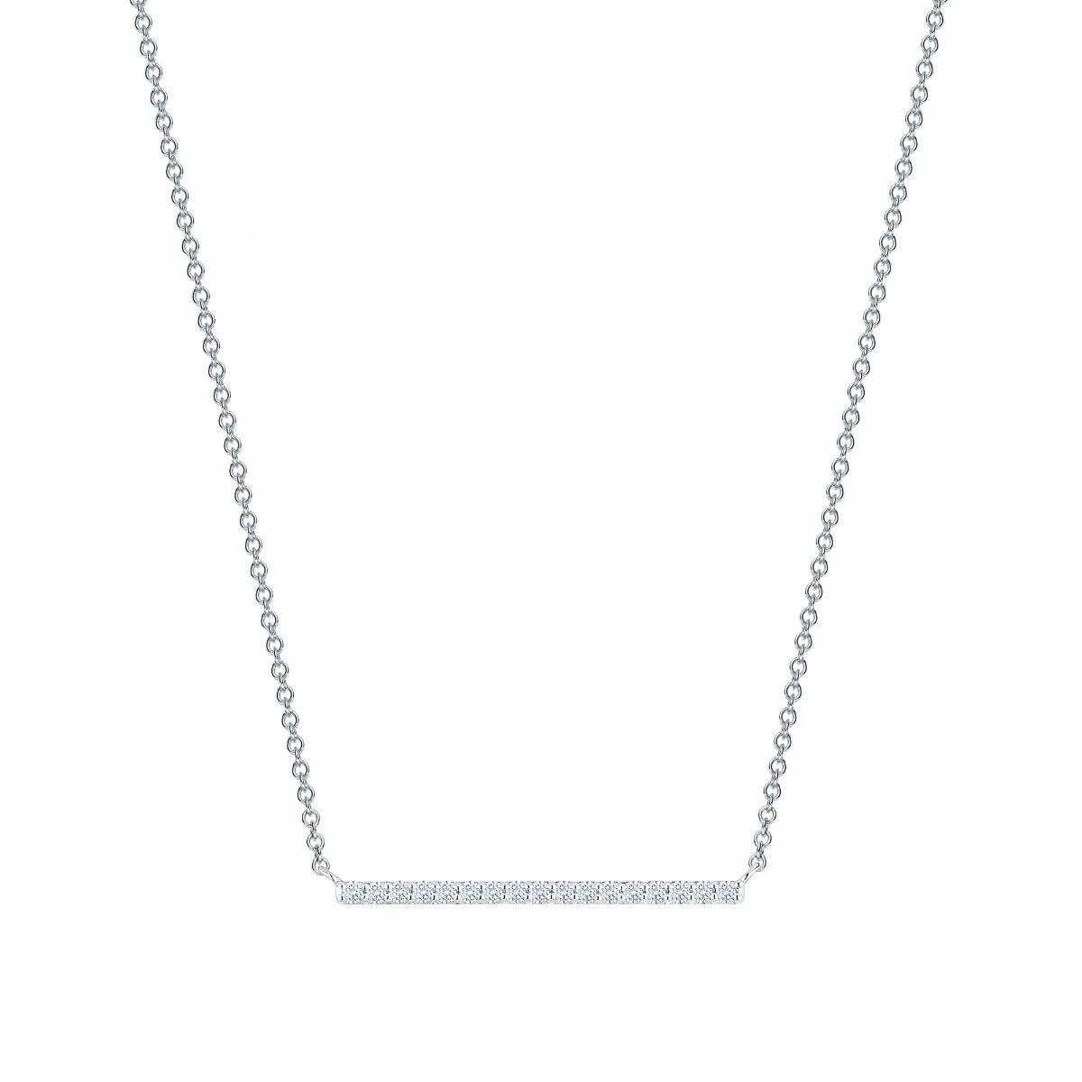 Matin|Horizontal Diamond Bar Necklace