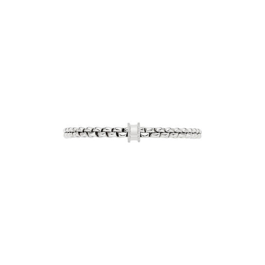 FOPE Eka Medium Flex'it Yellow White Gold and Diamond Bracelet image number 1