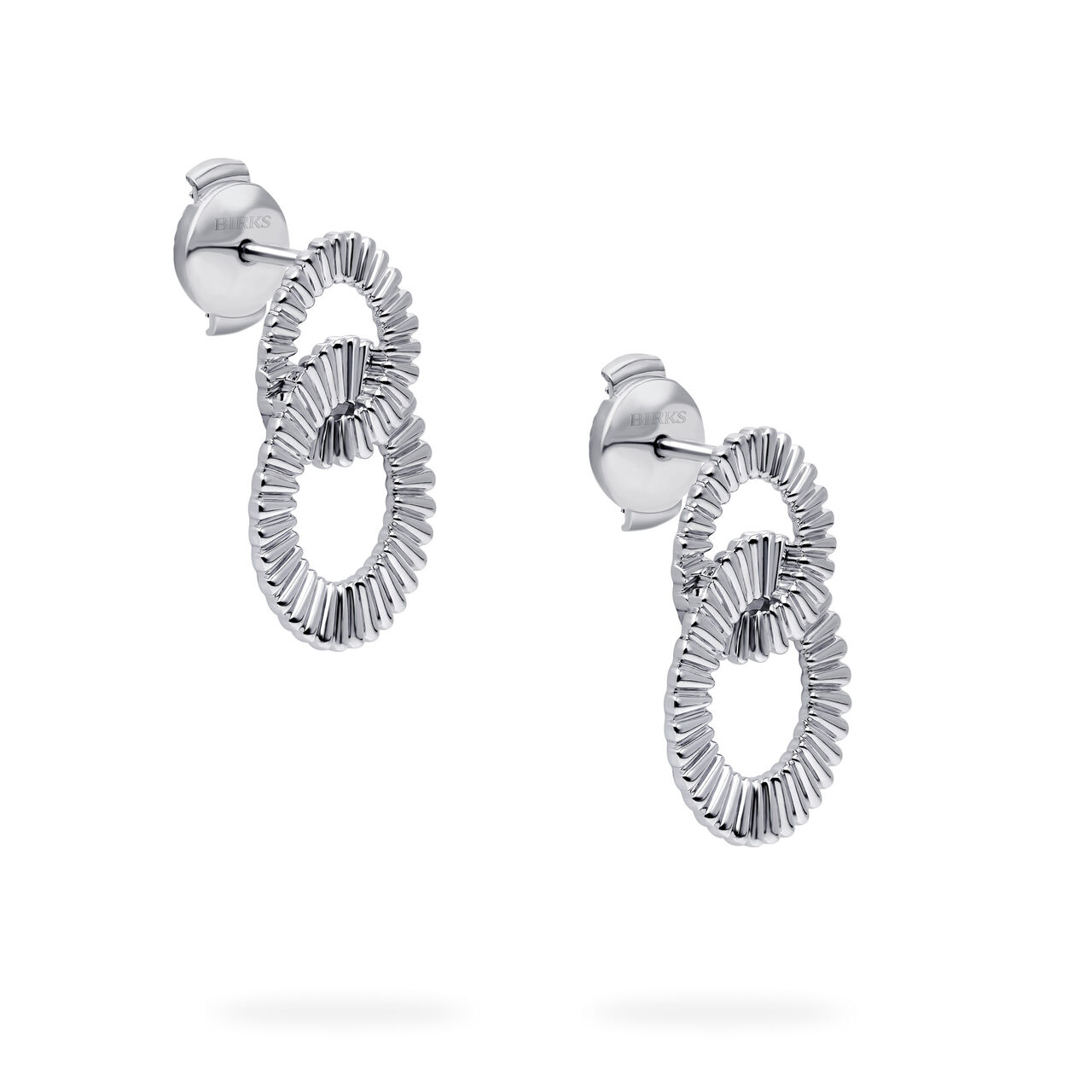 Birks Essentials Double Pleated Earrings  image number 2