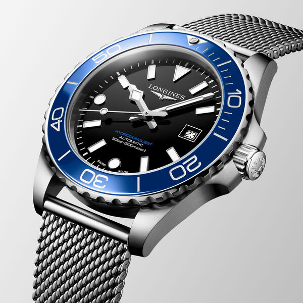 HydroConquest 42 mm automatique en acier inoxydable