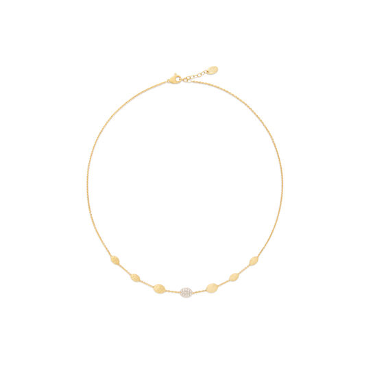 Marco Bicego Siviglia Small Yellow Gold and Diamond Necklace CB2961 B YW Q6 image number 0