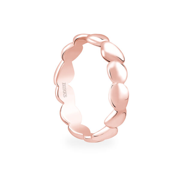 Stackable Rose Gold Pebble Ring