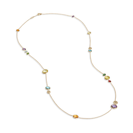 Marco Bicego Jaipur Colour Yellow Gold and Semi-Precious Gemstone Sautoir Necklace image number 0
