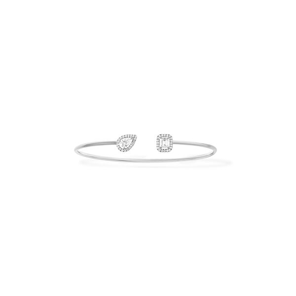 My Twin White Gold and and Diamond Bangle 0.40ct