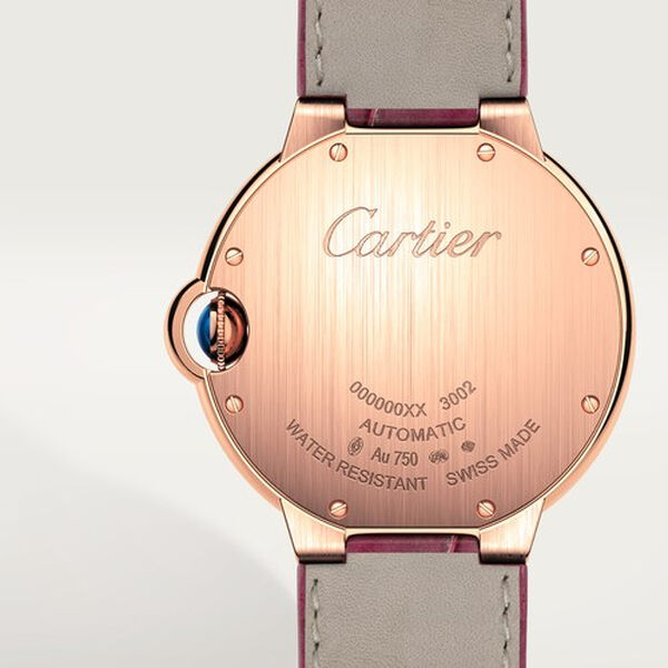 Ballon Bleu de Cartier 36 mm automatique en or rose et diamants
