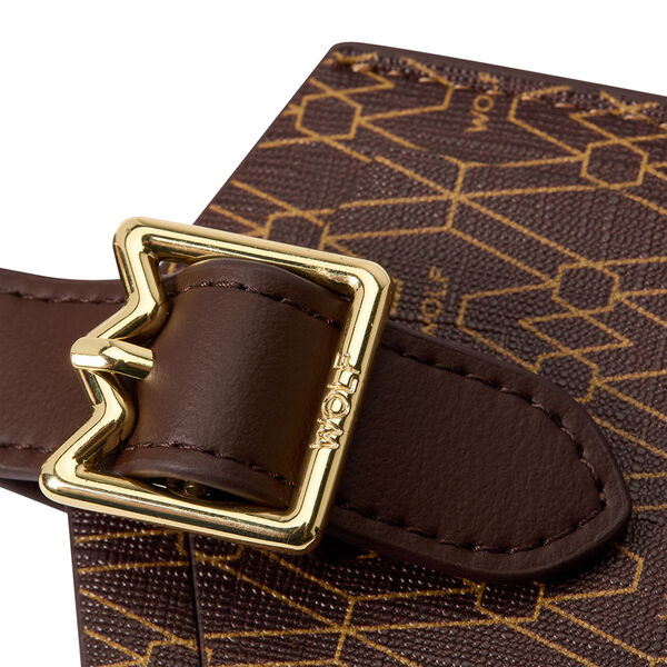 Étiquette à bagage Signature brun