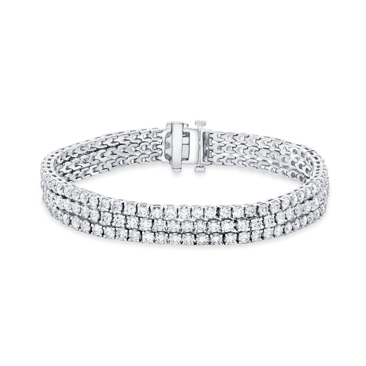 Birks Essentials Triple Diamond Line Bracelet image number 0